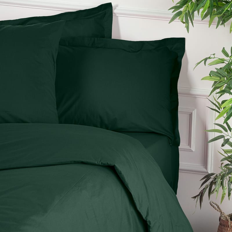 Veyloren dynetrekk 200x200 cm - Mørk grønn - Tekstiler - Sengetøy - Dyne