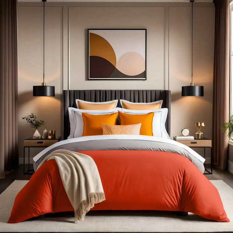 Veyloren dynetrekk 240x220 cm - Kanel - Tekstiler - Barnetekstiler - Sengetøy til barn - Sprinkelseng sengetøy - Laken sprinkelseng