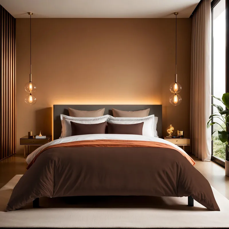 Veyloren dynetrekk 240x220 cm - Mørk brun - Tekstiler - Barnetekstiler - Sengetøy til barn - Sprinkelseng sengetøy - Laken sprinkelseng