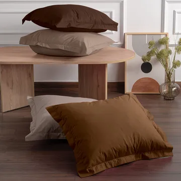Veyloren putetrekk 2-pk 60x60 cm - Beige - Tekstiler - Sengetøy - Putetrekk