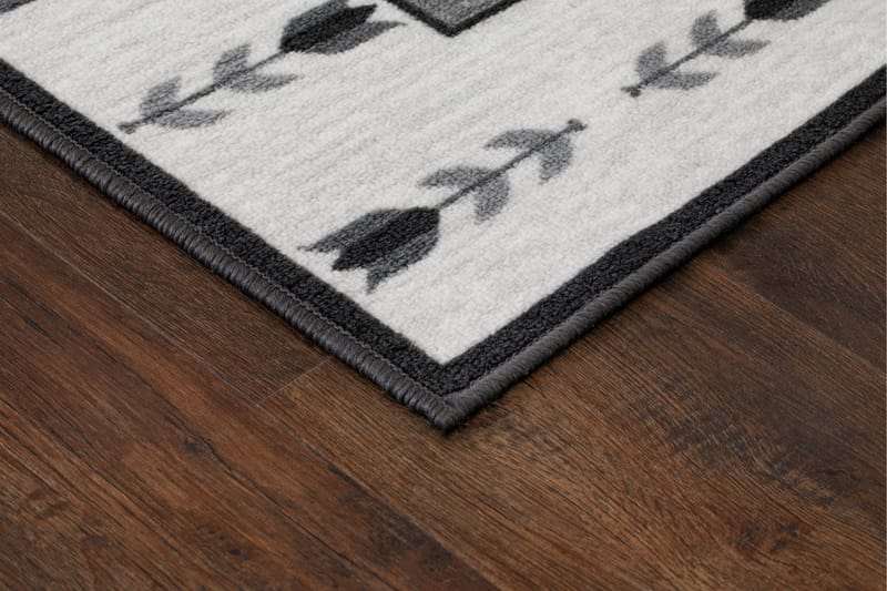 Tulpan Flatvevd Matte 160x230 cm - Grå - Tekstiler - Tepper & Matter - Flatvevde tepper