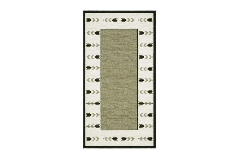 Tulpan Flatvevd Matte 80x300 cm, Grønn