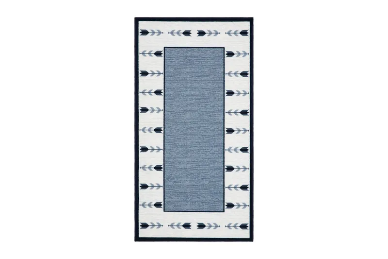 Tulpan Flatvevd Matte 80x200 cm, Blå