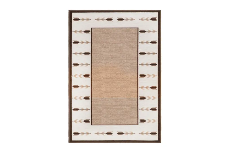 Tulpan Flatvevd Matte 160x230 cm, Natur