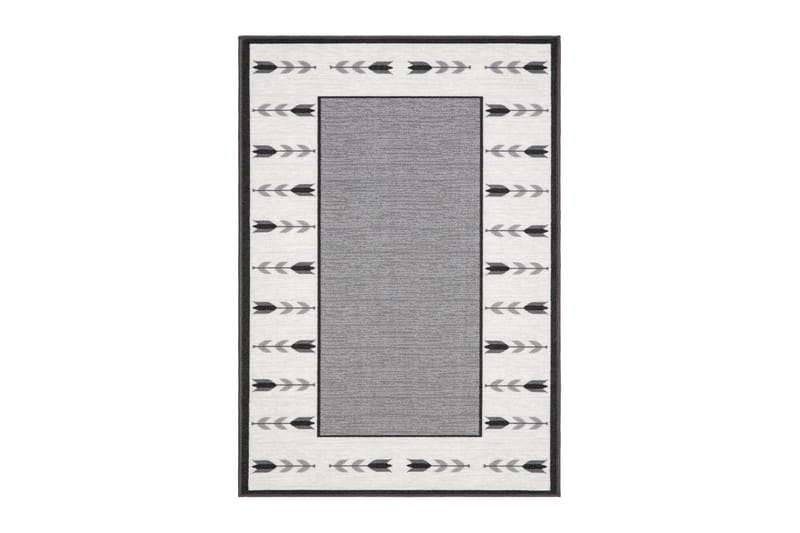 Tulpan Flatvevd Matte 160x230 cm, Grå