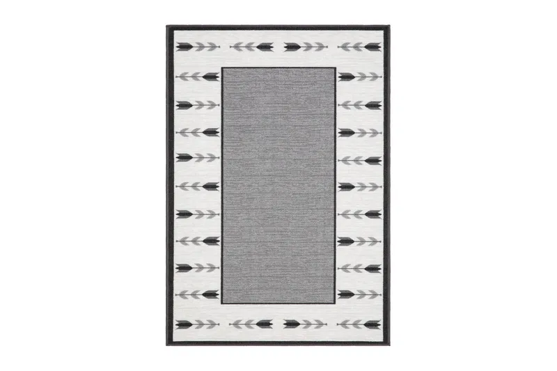 Tulpan Flatvevd Matte 160x230 cm, Grå