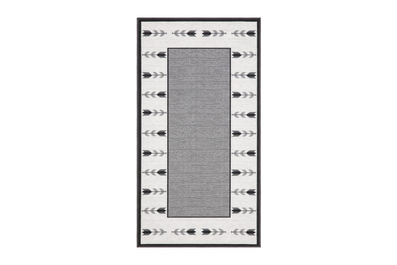 Tulpan Flatvevd Matte 80x200 cm, Grå