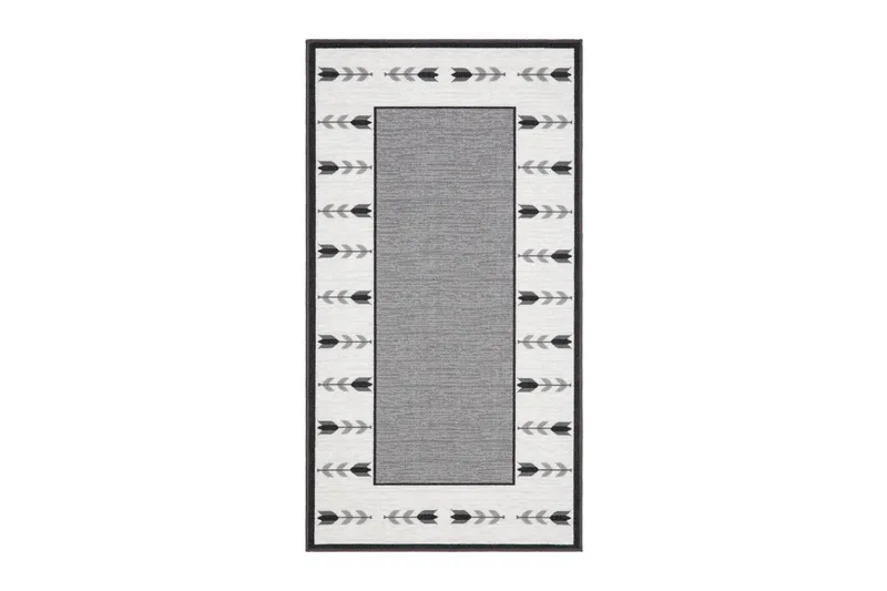 Tulpan Flatvevd Matte 80x200 cm, Grå