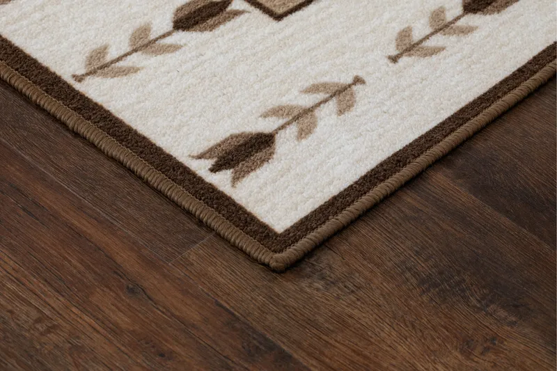 Tulpan Flatvevd Matte 57x200 cm - Natur - Tekstiler - Tepper & Matter - Flatvevde tepper