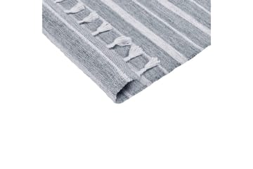 Bademli Ryeteppe 140x200 cm - Grå - Tekstiler - Tepper & Matter - Flatvevde tepper
