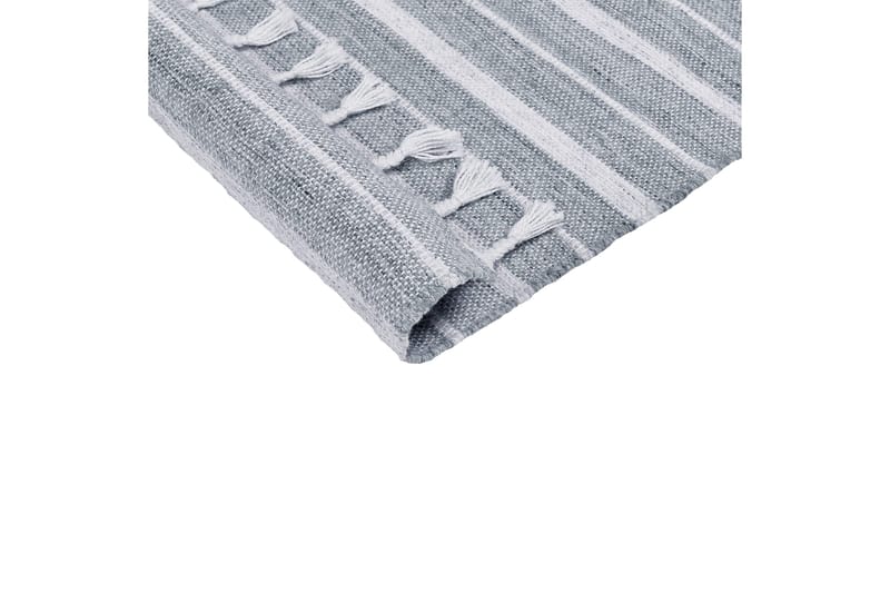 Bademli Ryeteppe 140x200 cm - Grå - Tekstiler - Tepper & Matter - Flatvevde tepper