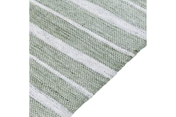 Bademli Ryeteppe 140x200 cm - Grønn - Tekstiler - Tepper & Matter - Flatvevde tepper