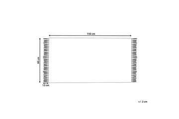 Bademli Ryeteppe 80x150 cm - Grønn - Tekstiler - Tepper & Matter - Flatvevde tepper