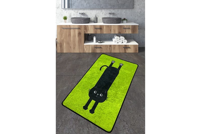 Angola Baderomsmatte 70x120 cm Rektangulær, Grønn