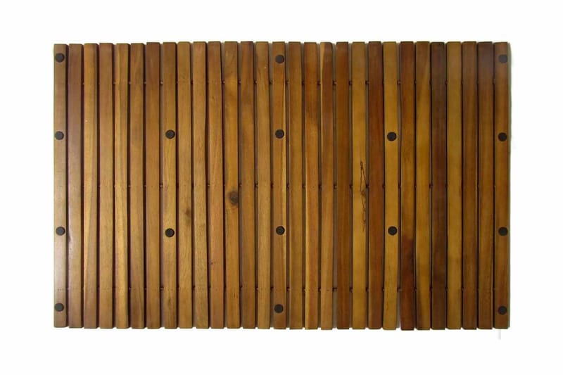 Badematte akasie 80 x 50 cm - Brun - Tekstiler - Tepper & Matter - Baderomsmatte