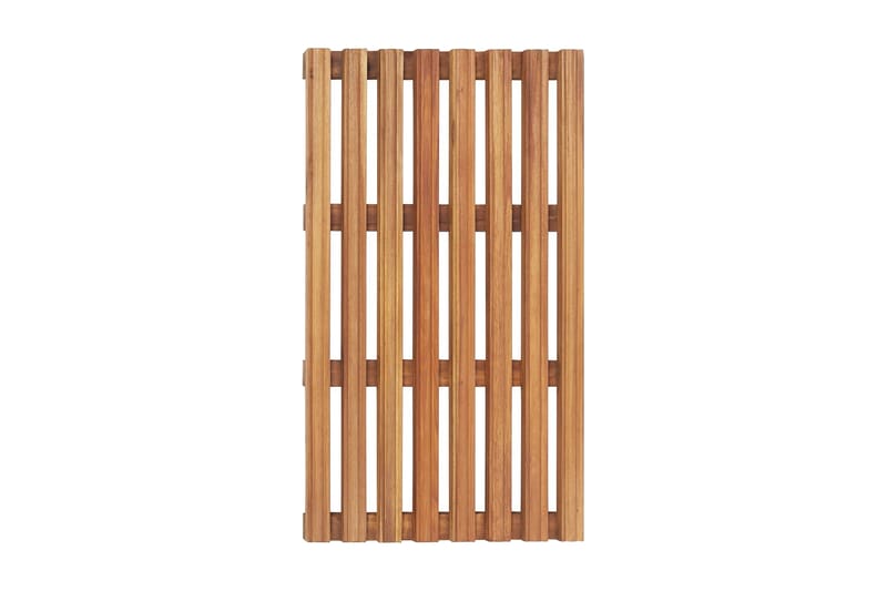 Badematter 2 stk heltre akasie 56x37 cm - Tekstiler - Tepper & Matter - Baderomsmatte