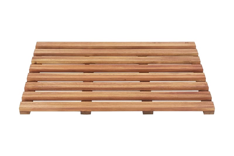 Badematter 2 stk heltre akasie 56x37 cm - Tekstiler - Tepper & Matter - Baderomsmatte