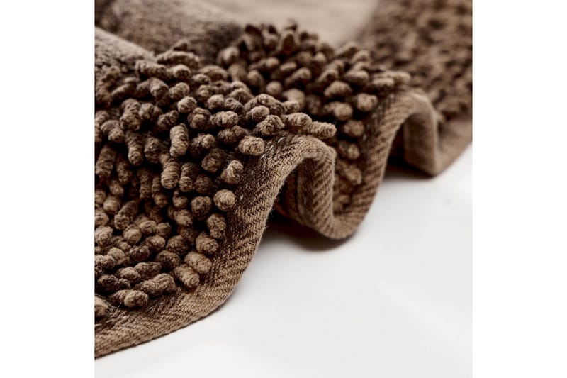 Baderomsmatte Parmood baderomsmatte 60x100 cm rektangulær Brun - Tekstiler - Tepper & Matter - Baderomsmatte