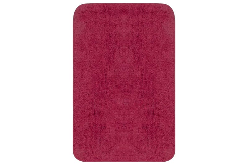 Baderomsmattesett 2 stk stoff fuksia - Tekstiler - Tepper & Matter - Baderomsmatte