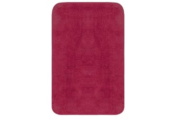 Baderomsmattesett 3 stk stoff fuksia - Tekstiler - Tepper & Matter - Baderomsmatte