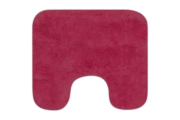 Baderomsmattesett 3 stk stoff fuksia - Tekstiler - Tepper & Matter - Baderomsmatte