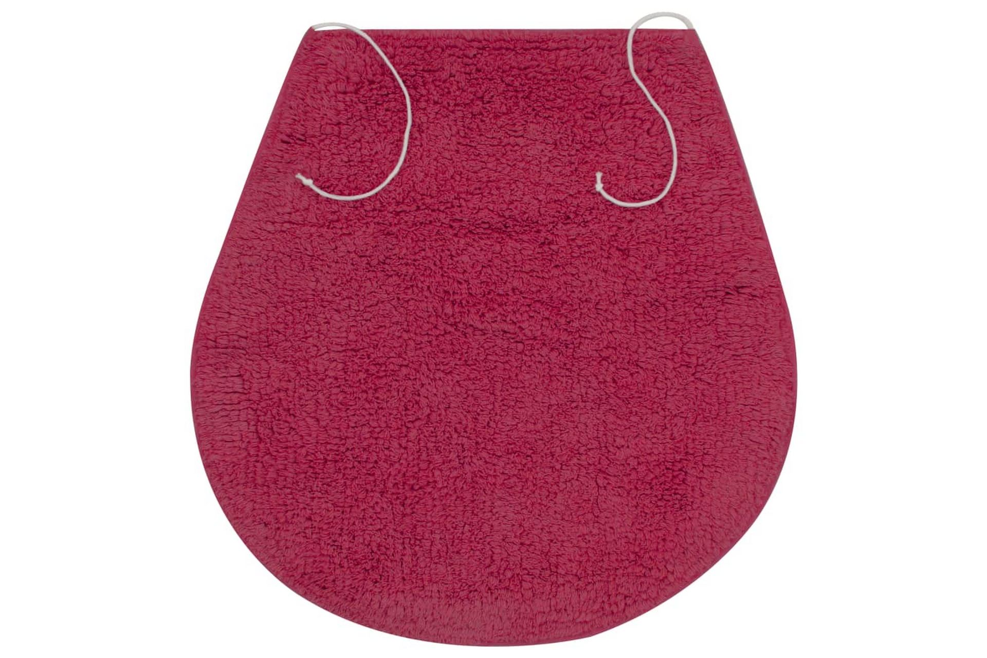 Baderomsmattesett 3 stk stoff fuksia - Tekstiler - Tepper & Matter - Baderomsmatte