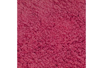Baderomsmattesett 3 stk stoff fuksia - Tekstiler - Tepper & Matter - Baderomsmatte