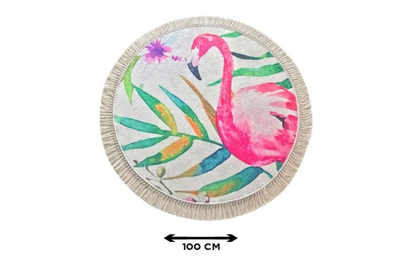 Chilai Home Badematte 100 Rund - Multi - Tekstiler - Tepper & Matter - Baderomsmatte