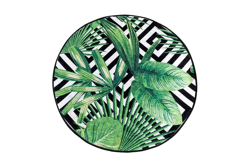 Chilai Home Badematte 100 Rund - Multi - Tekstiler - Tepper & Matter - Baderomsmatte