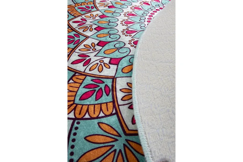 Chilai Home Badematte 100 Rund - Multi - Tekstiler - Tepper & Matter - Baderomsmatte