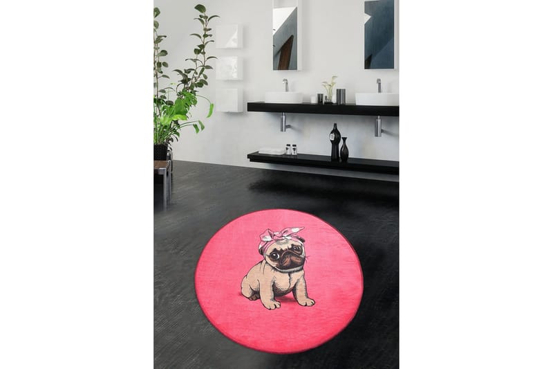 Chilai Home Badematte 100 Rund - Multi - Tekstiler - Tepper & Matter - Baderomsmatte