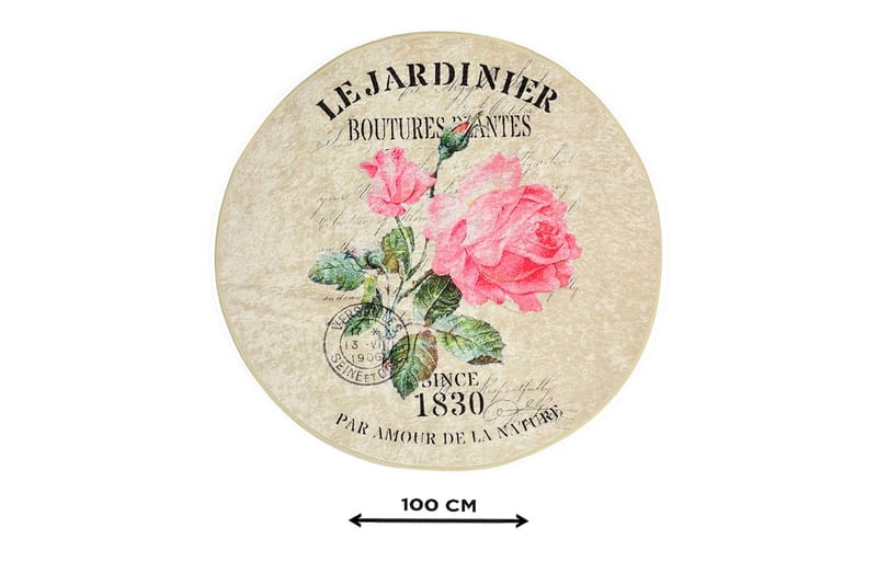 Chilai Home Badematte 100 Rund - Multi - Tekstiler - Tepper & Matter - Baderomsmatte