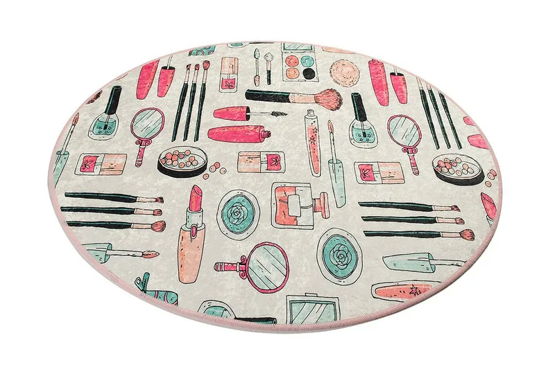 Chilai Home Badematte 100 Rund, Multi