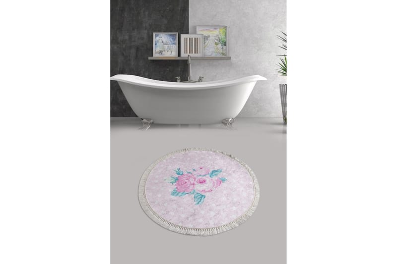 Chilai Home Badematte 100 Rund - Multi - Tekstiler - Tepper & Matter - Baderomsmatte