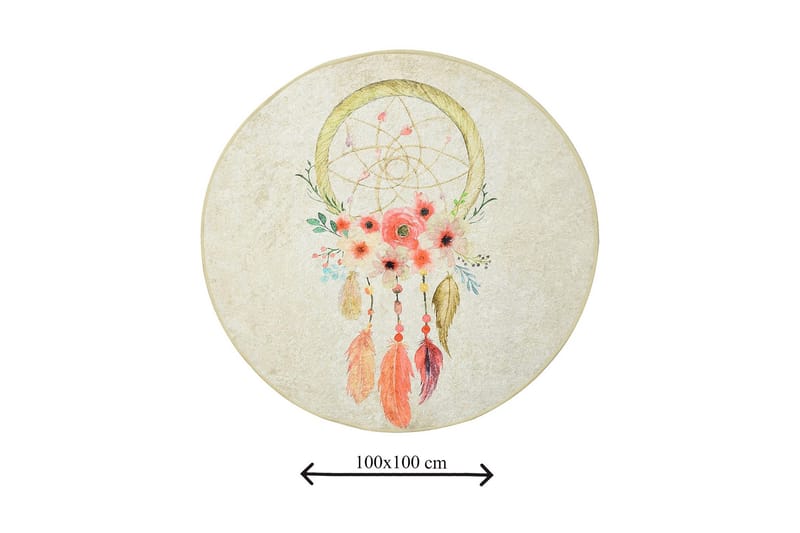 Chilai Home Badematte 100 Rund - Multi - Tekstiler - Tepper & Matter - Baderomsmatte