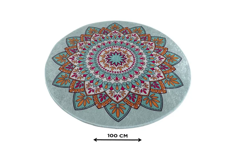 Chilai Home Badematte 100 Rund - Multi - Tekstiler - Tepper & Matter - Baderomsmatte