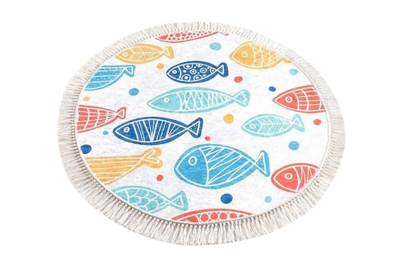 Chilai Home Badematte 100 Rund, Multi