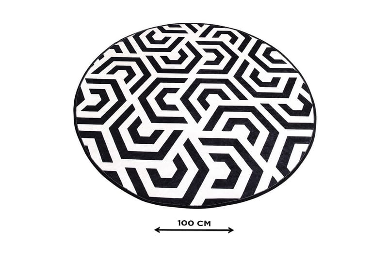 Chilai Home Badematte 100 Rund - Multi - Tekstiler - Tepper & Matter - Baderomsmatte