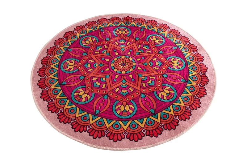 Chilai Home Badematte 100 Rund - Multi - Tekstiler - Tepper & Matter - Baderomsmatte