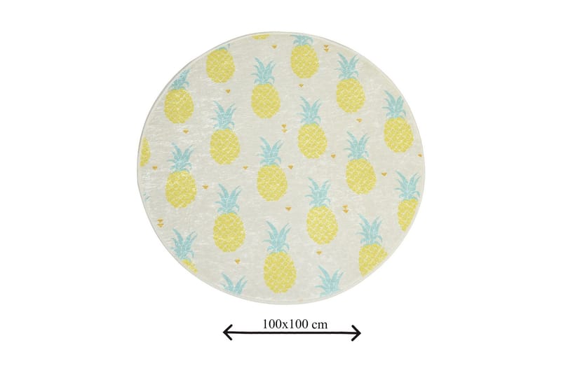 Chilai Home Badematte 100 Rund - Multi - Tekstiler - Tepper & Matter - Baderomsmatte