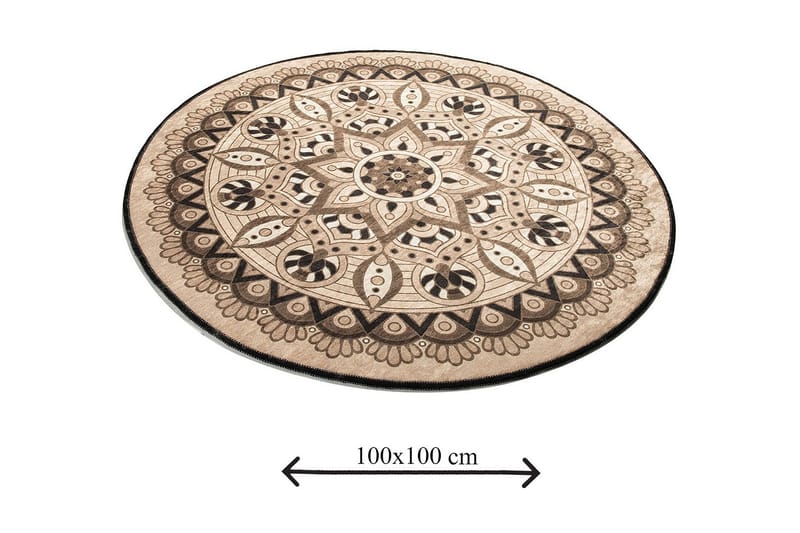 Chilai Home Badematte 100 Rund - Multi - Tekstiler - Tepper & Matter - Baderomsmatte