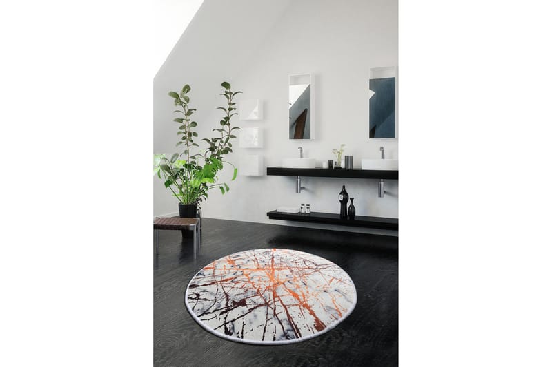 Chilai Home Badematte 100 Rund - Multi - Tekstiler - Tepper & Matter - Baderomsmatte