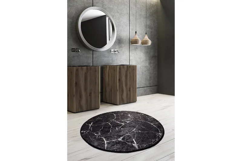 Chilai Home Badematte 100 Rund - Multi - Tekstiler - Tepper & Matter - Baderomsmatte