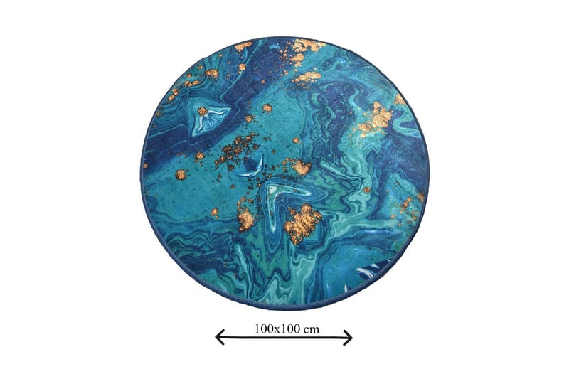 Chilai Home Badematte 100 Rund - Multi - Tekstiler - Tepper & Matter - Baderomsmatte