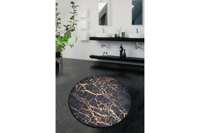 Chilai Home Badematte 100 Rund - Multi - Tekstiler - Tepper & Matter - Baderomsmatte