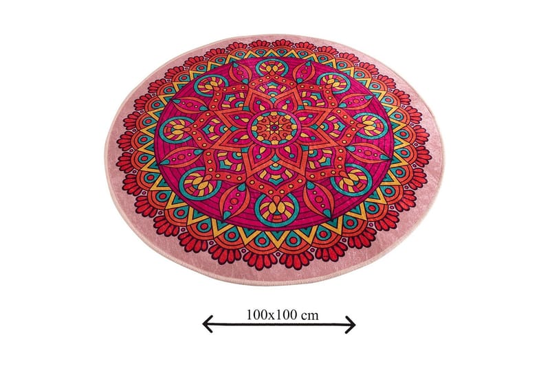 Chilai Home Badematte 100 Rund - Multi - Tekstiler - Tepper & Matter - Baderomsmatte