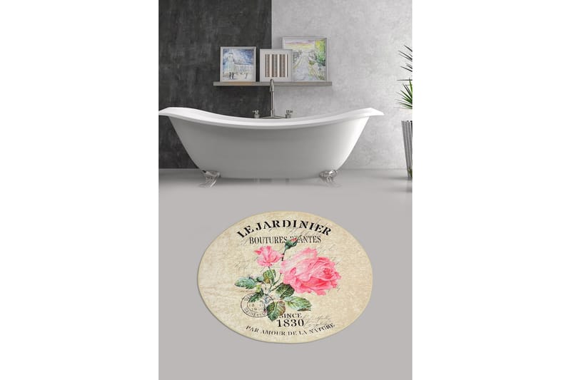 Chilai Home Badematte 100 Rund - Multi - Tekstiler - Tepper & Matter - Baderomsmatte