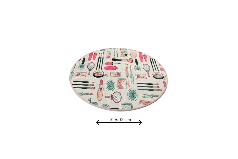 Chilai Home Badematte 100 Rund - Multi - Tekstiler - Tepper & Matter - Baderomsmatte