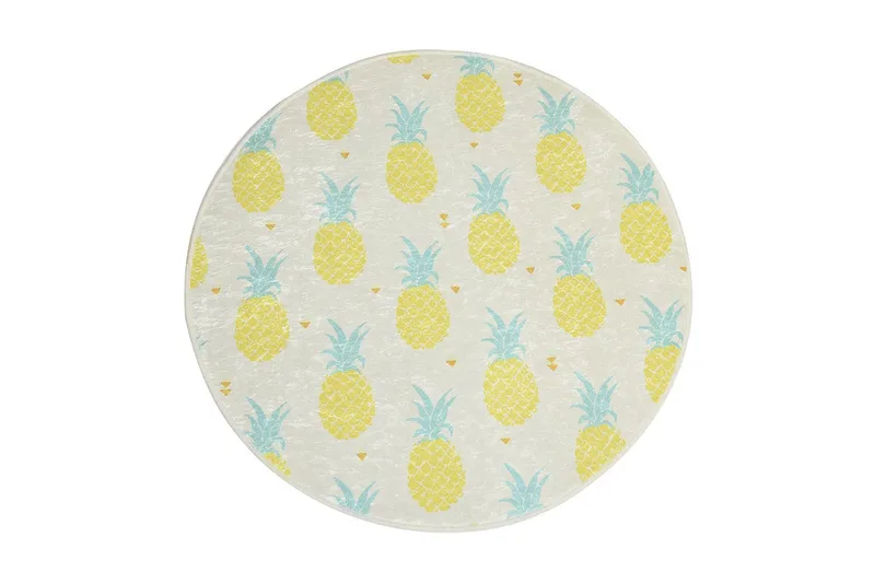 Chilai Home Badematte 100 Rund - Multi - Tekstiler - Tepper & Matter - Baderomsmatte