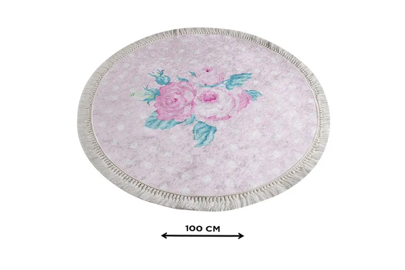 Chilai Home Badematte 100 Rund - Multi - Tekstiler - Tepper & Matter - Baderomsmatte